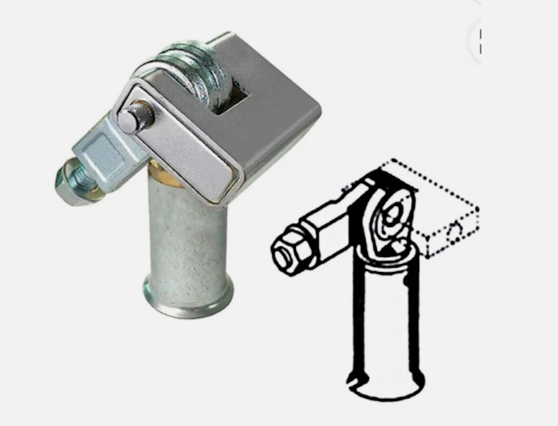 Lucchetto e Kit di sicurezza serranda avvolgibile saracinesca fissaggio a terra