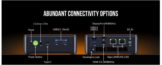 Black friday Gmktec M6 Mini Pc Gaming AMD Ryzen 5 16GB RAM 512GB SSD