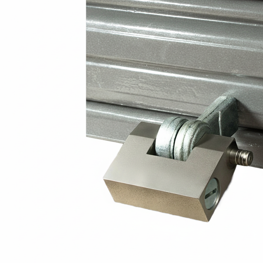 Shutter Safety Block, Cement Fixing, Burglar-Proof Padlock Included