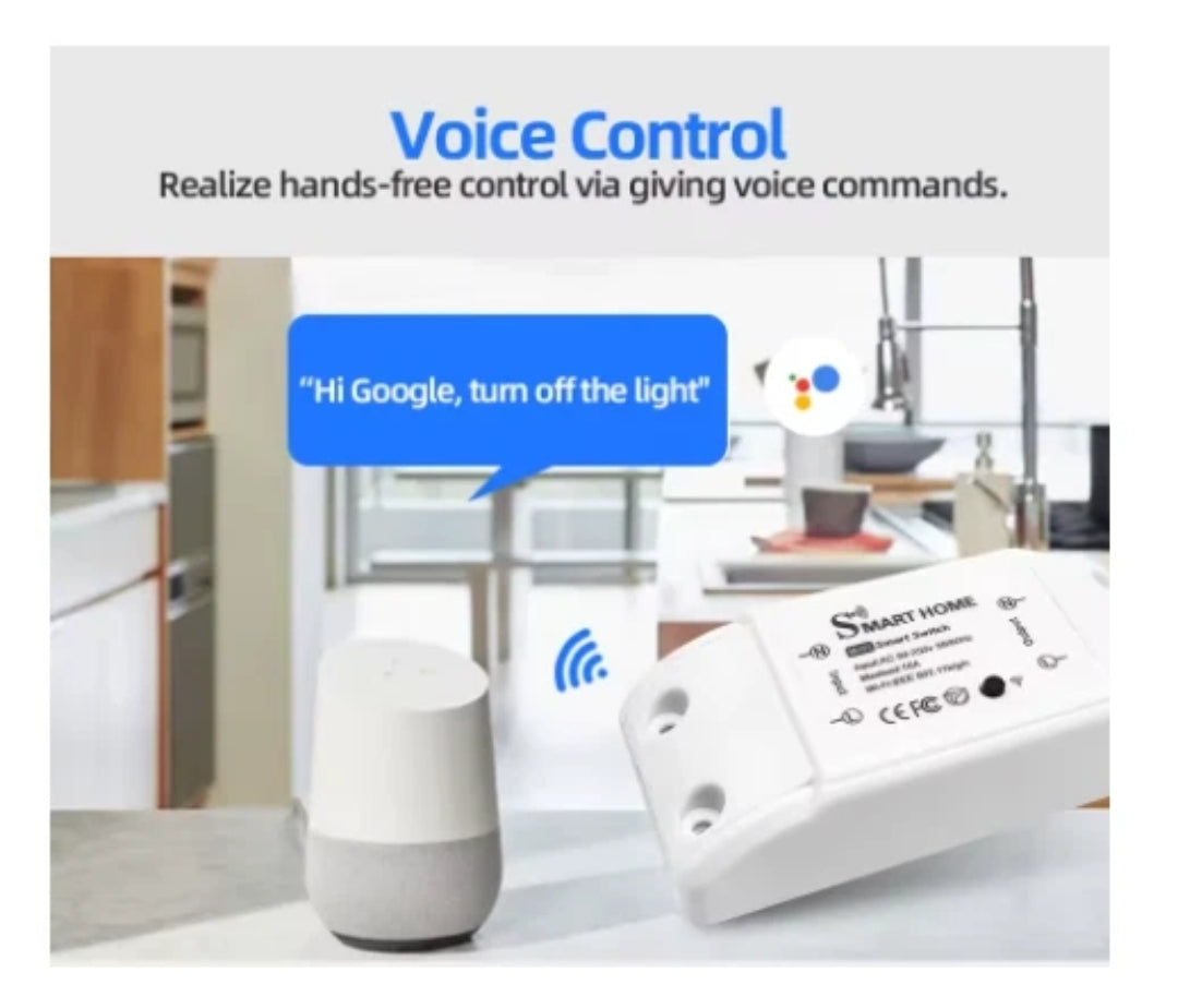 Smart Switch 1ch WiFi Tuya Smart