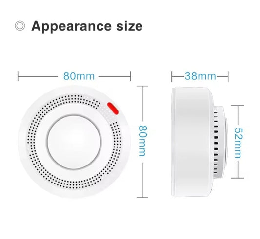 Tuya Zigbee Smart Smoke Detector Fire Sensor (Zigbee Hub Required)