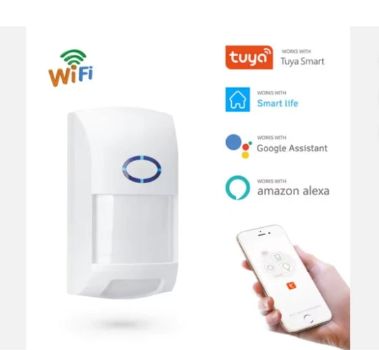 Sensore di movimento PIR WiFi Wireless Tuya a lungo raggio montato a parete