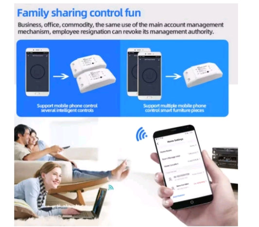 Smart Switch 1ch WiFi Tuya Smart
