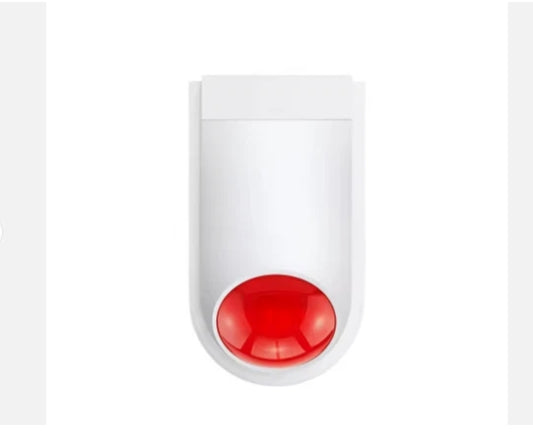 Sirena da esterno wifi Tuya 120db elettrica con batteria ricaricabile interna