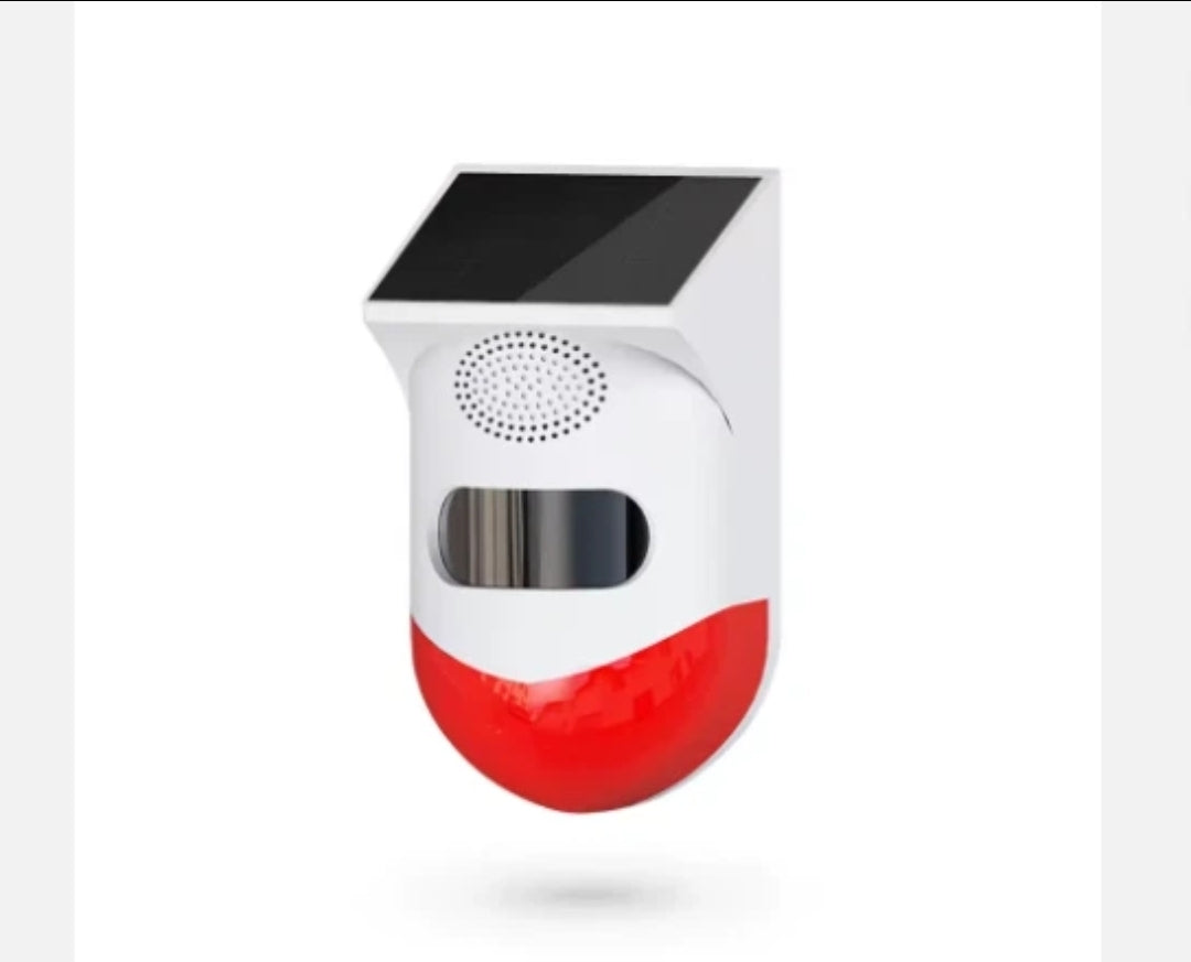 sensore di movimento per esterno wifi tuya smart home con sirena e batteria ricaricabile solare 