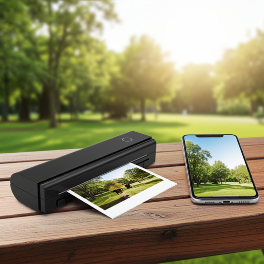 Portable A4 Thermal Printer Zero Ink
